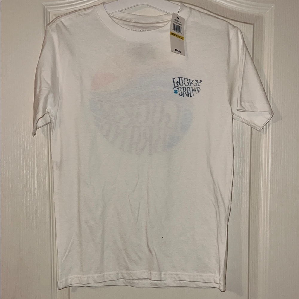 Lucky Brand White Boys Shirt‎ 10/12